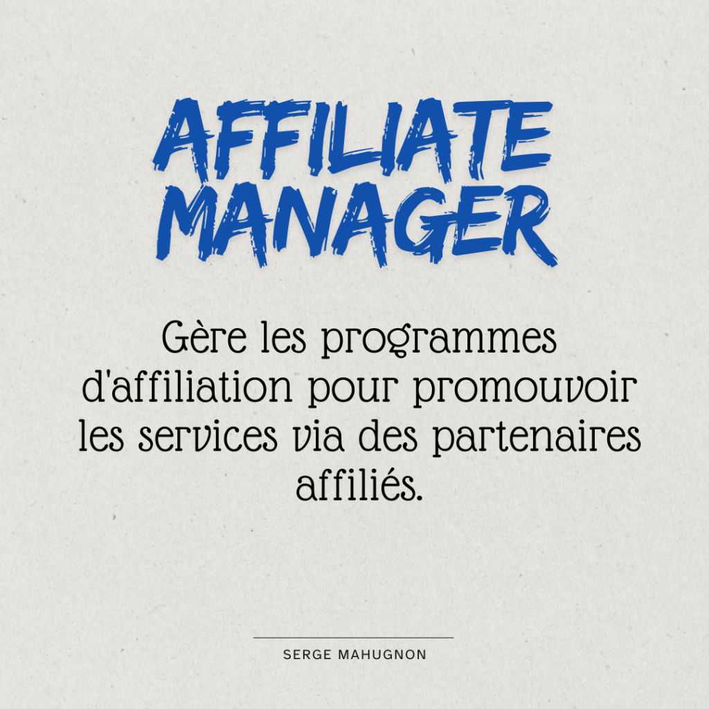 Affiliate Manager